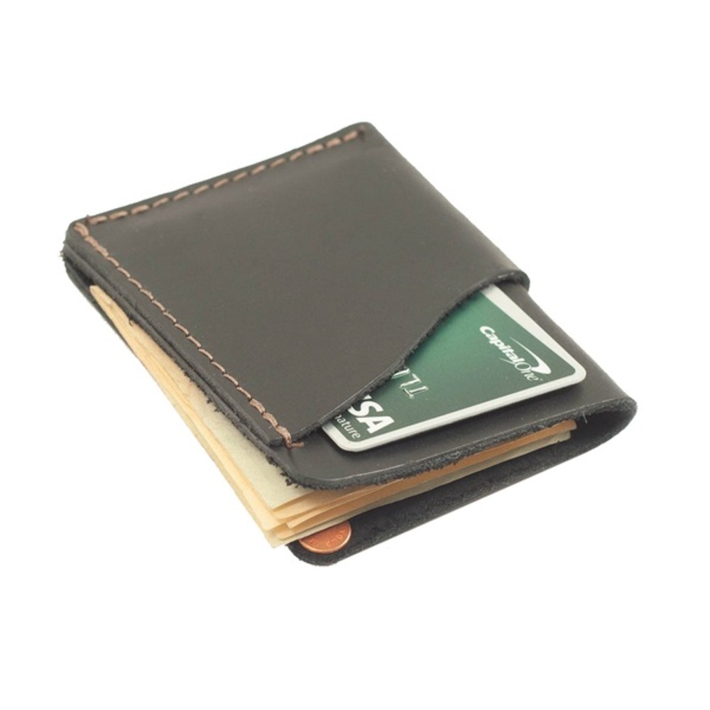 NWOT Men’s Rustico Leather “Wave” Wallet, EDC, Charcoal